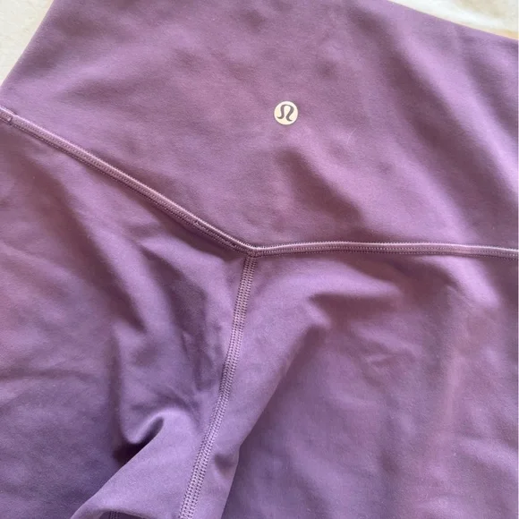 Lululemon Athletics WORN-ONCE Women's Plum Purple Biker Shorts - Picture 6 of 9